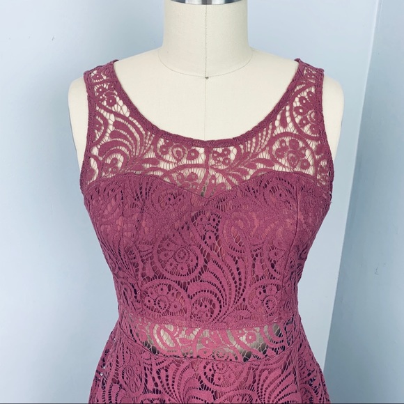 NWOT American Rag Fit & Flare Lace Dress - Picture 2 of 9